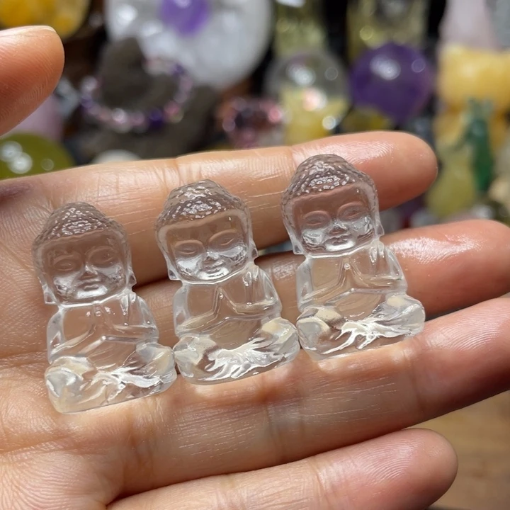 摆件未镶嵌水晶湘****庆宝宝佛