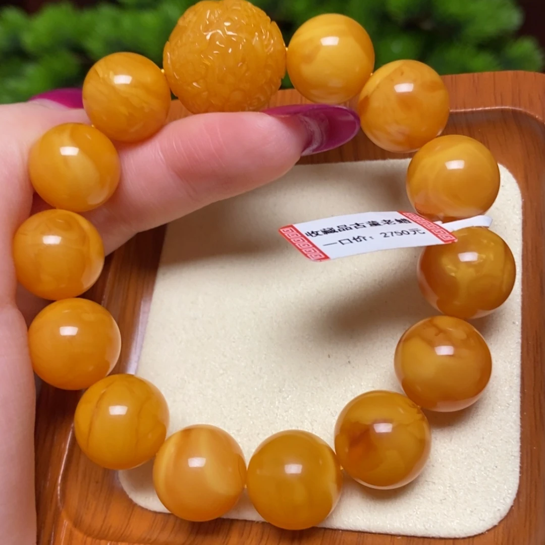 【闪购商品】蜜蜡颈饰未镶嵌手串