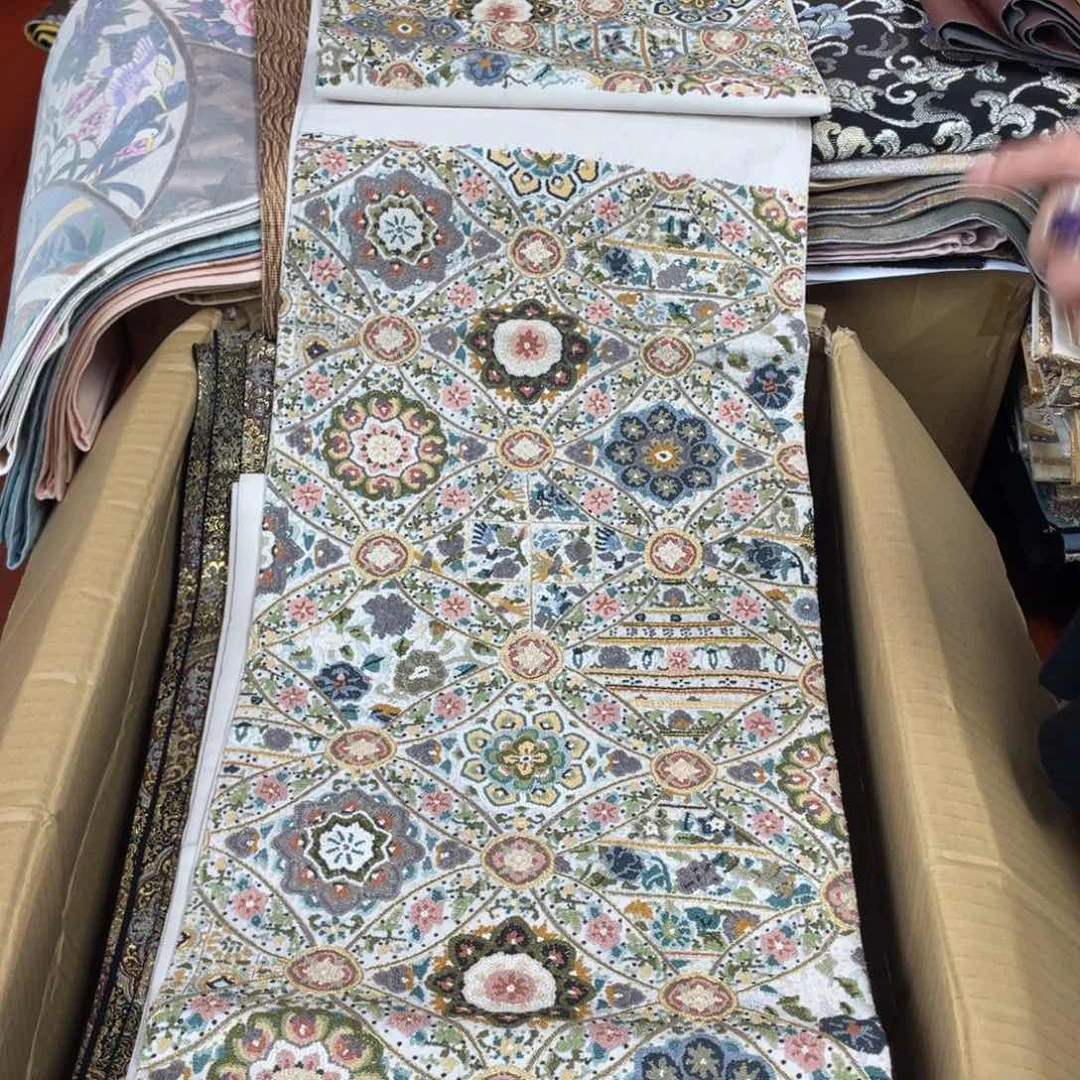 织绣唐锦桑蚕丝正绢面料