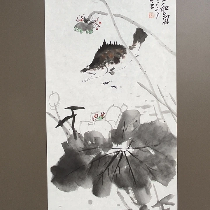 国画唐国良 手绘原创