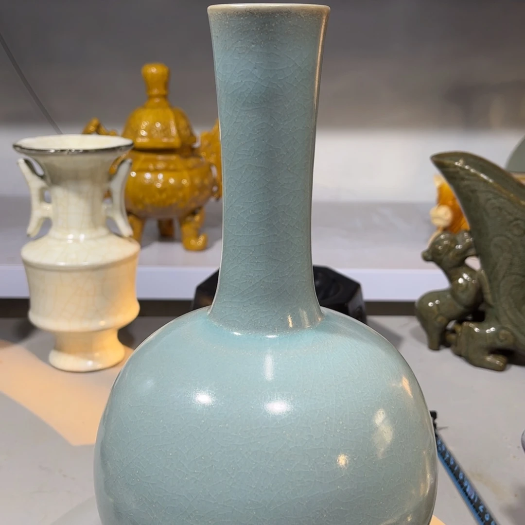 瓶彬*汝窑瓷器品相完美