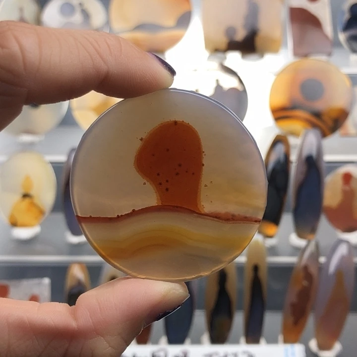 玛瑙/玉髓合金颈饰54