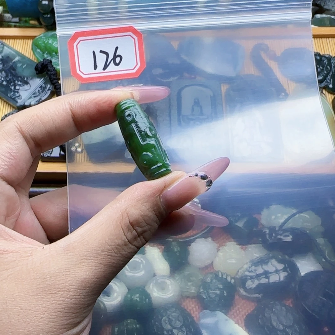 绿***忆未镶嵌和田玉珠宝半成品