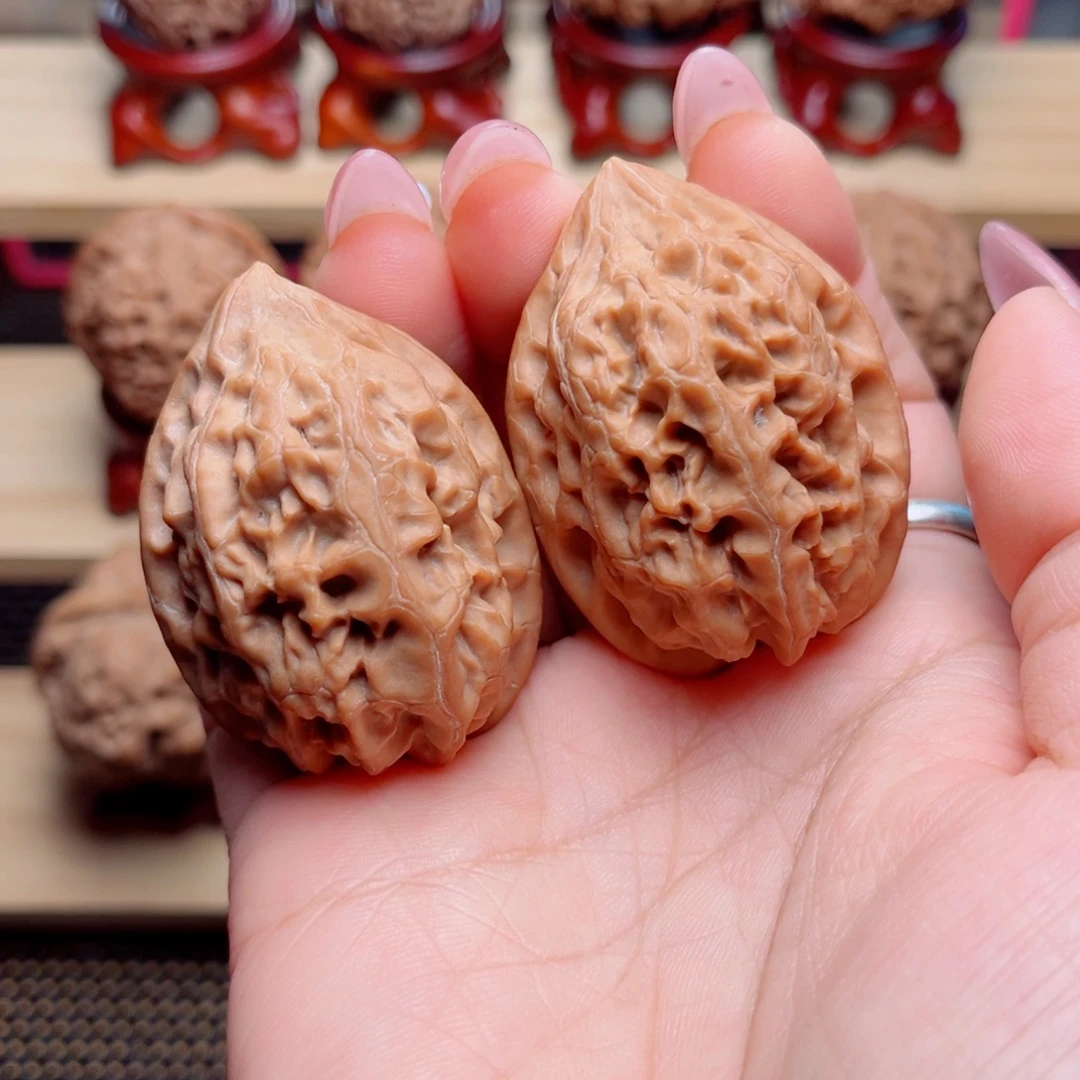 文玩核桃吊坠火苗42