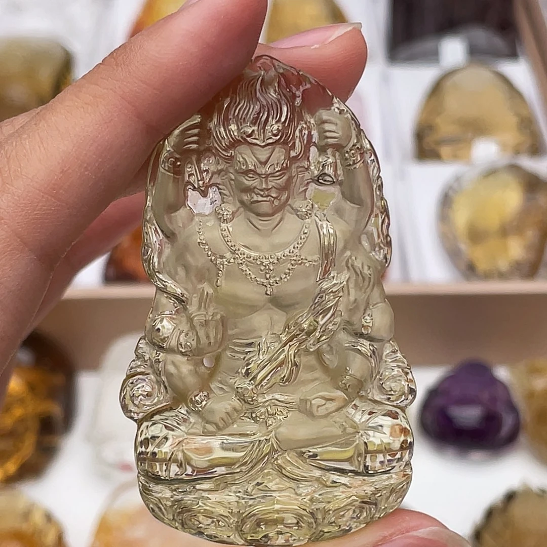 水晶颈饰未镶嵌定制吊坠不动