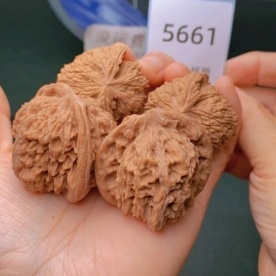 把件文玩核桃39南疆石四座楼5661