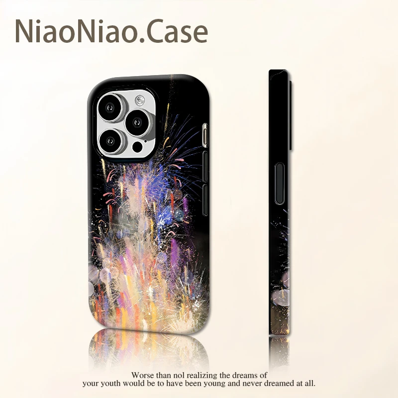 烟花派对适用于苹果iPhone17promax安卓小米OPPO华为二合一