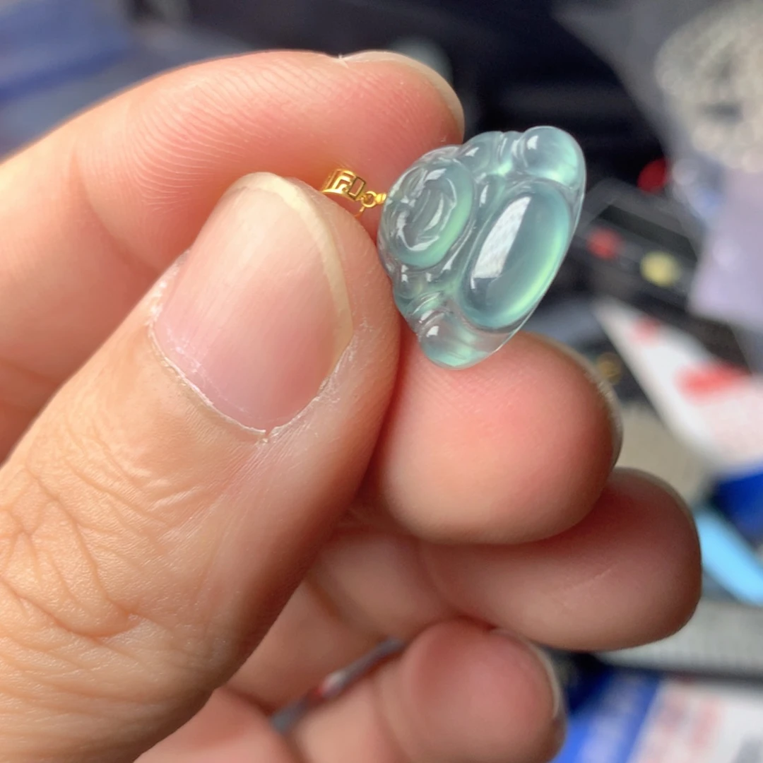 【闪购商品】颈饰18K金镶嵌翡翠翡翠