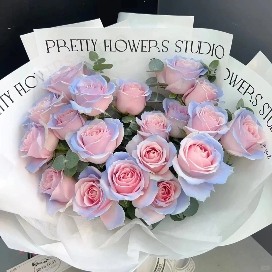 粉碎冰蓝玫瑰20枝   两单升级顺丰冷链 收到需醒花 揽收无法退