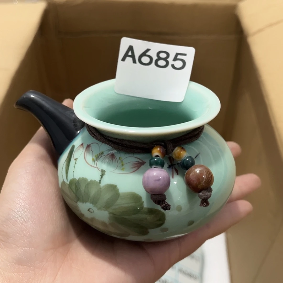 永***乐瓷片茶摆件工艺品摆件666