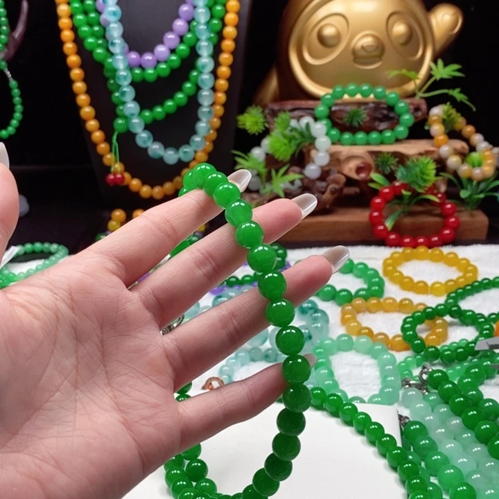 翡翠项链14颗，9➕