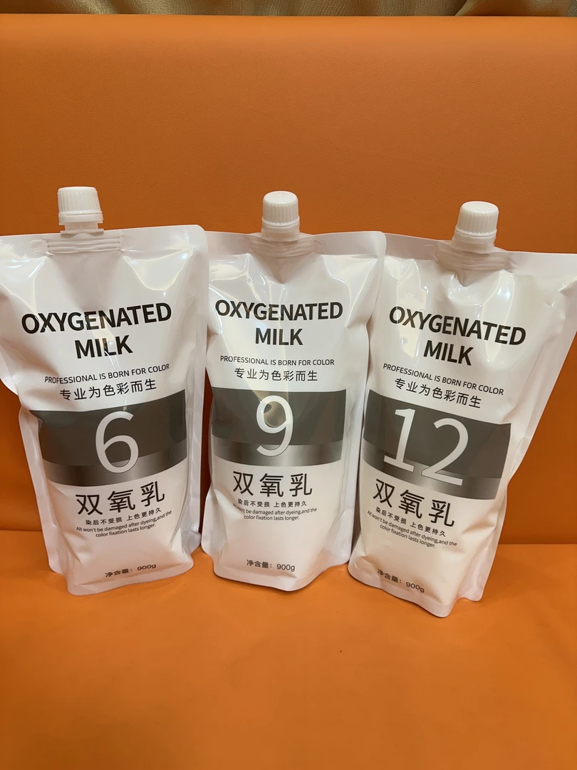 无刺激清香显色双氧奶发廊染发染色专用美发用品