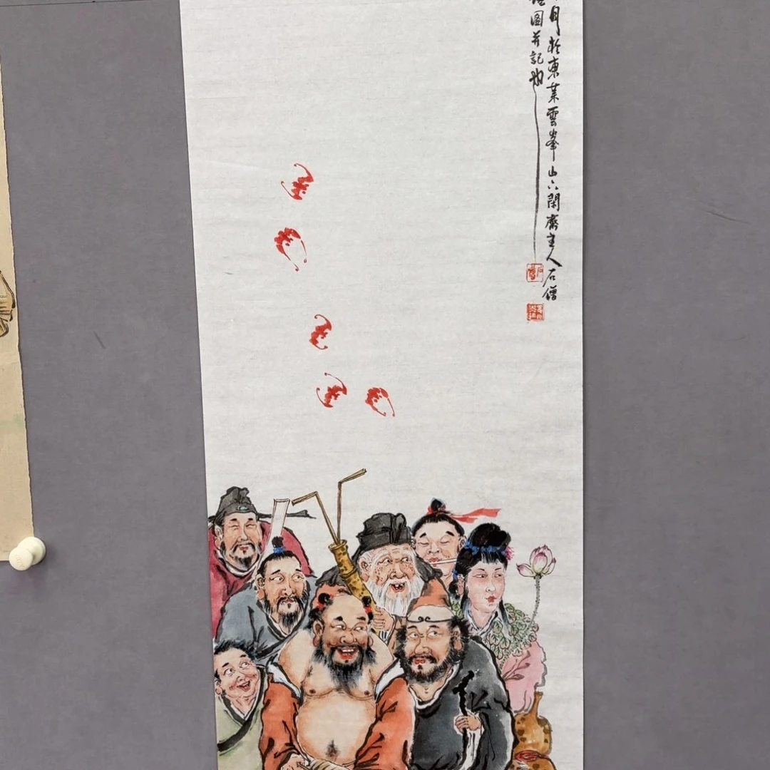 国画艺术家真人手绘