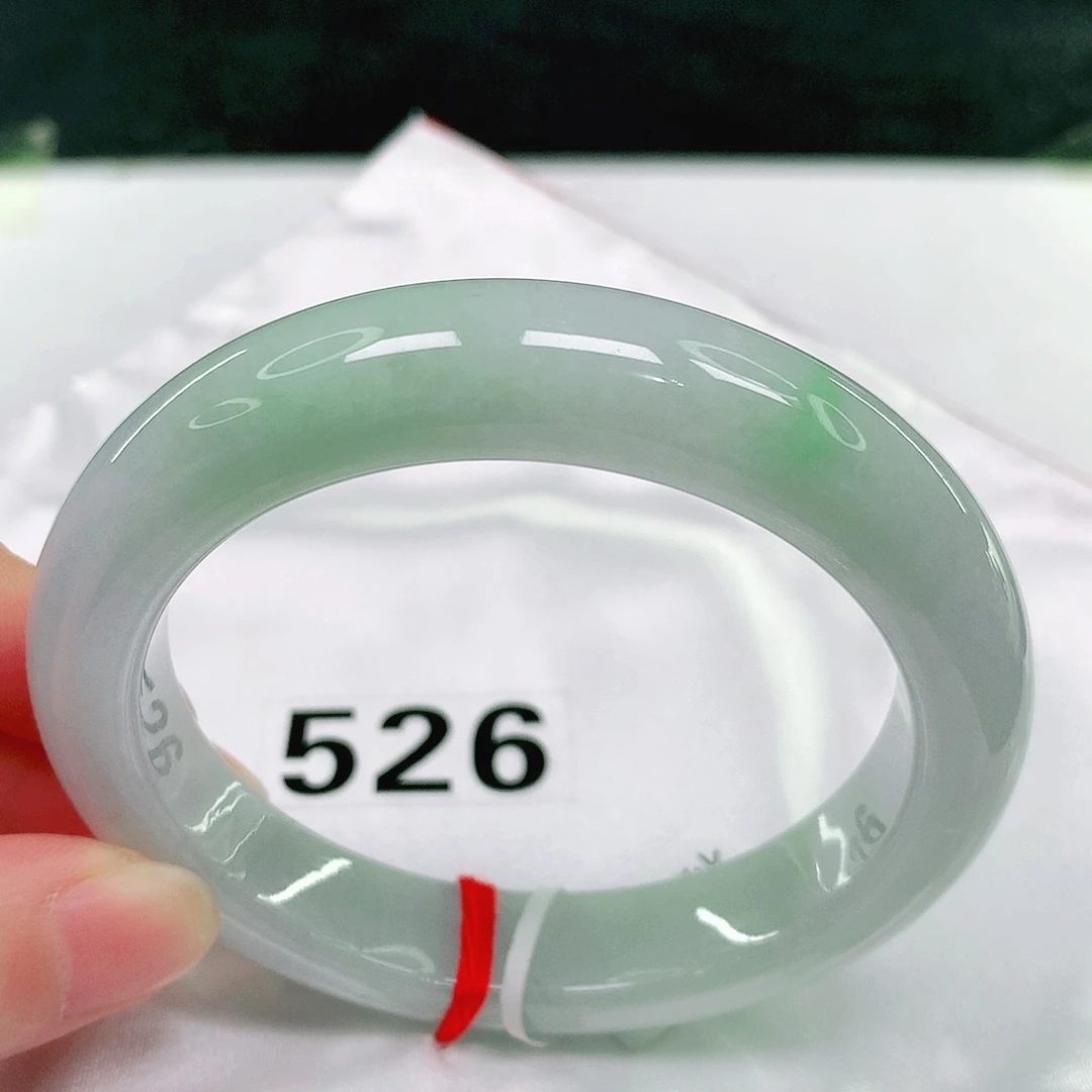 翡翠手镯未镶嵌18 号翡翠手镯 圈口61.4