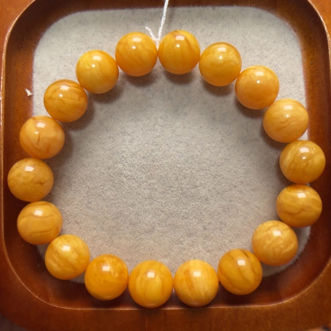 蜜蜡未镶嵌手串蜜蜡