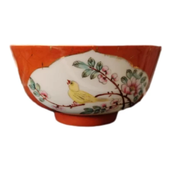 AS13314 晚清早民  粉彩赏碗A55