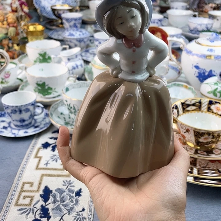 中古欧瓷瓷器小房子