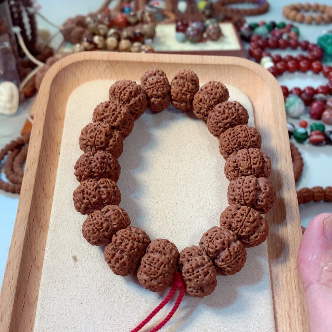 金刚菩提手串梁产区梅花夹板大金刚定制级21mm