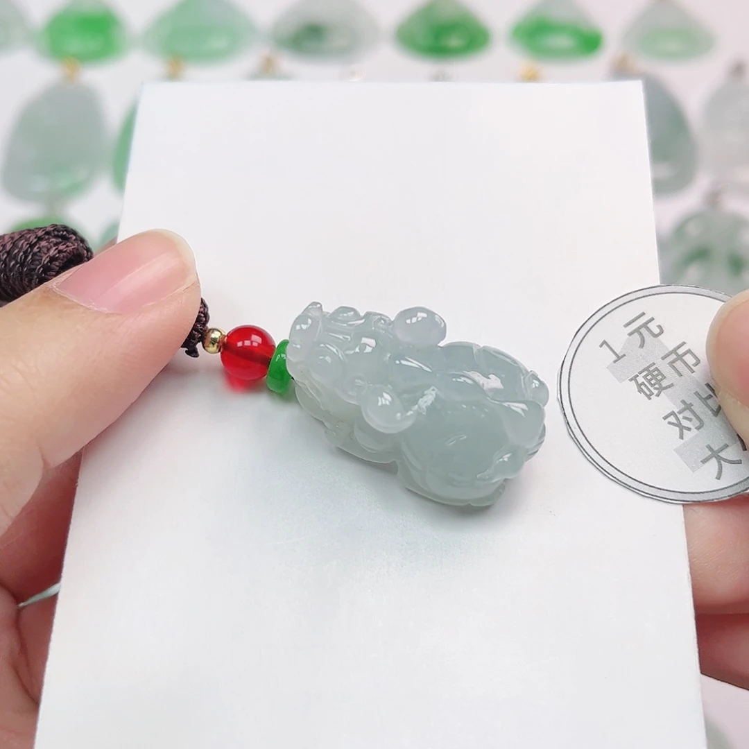 翡翠未镶嵌挂件全场天然A货翡翠