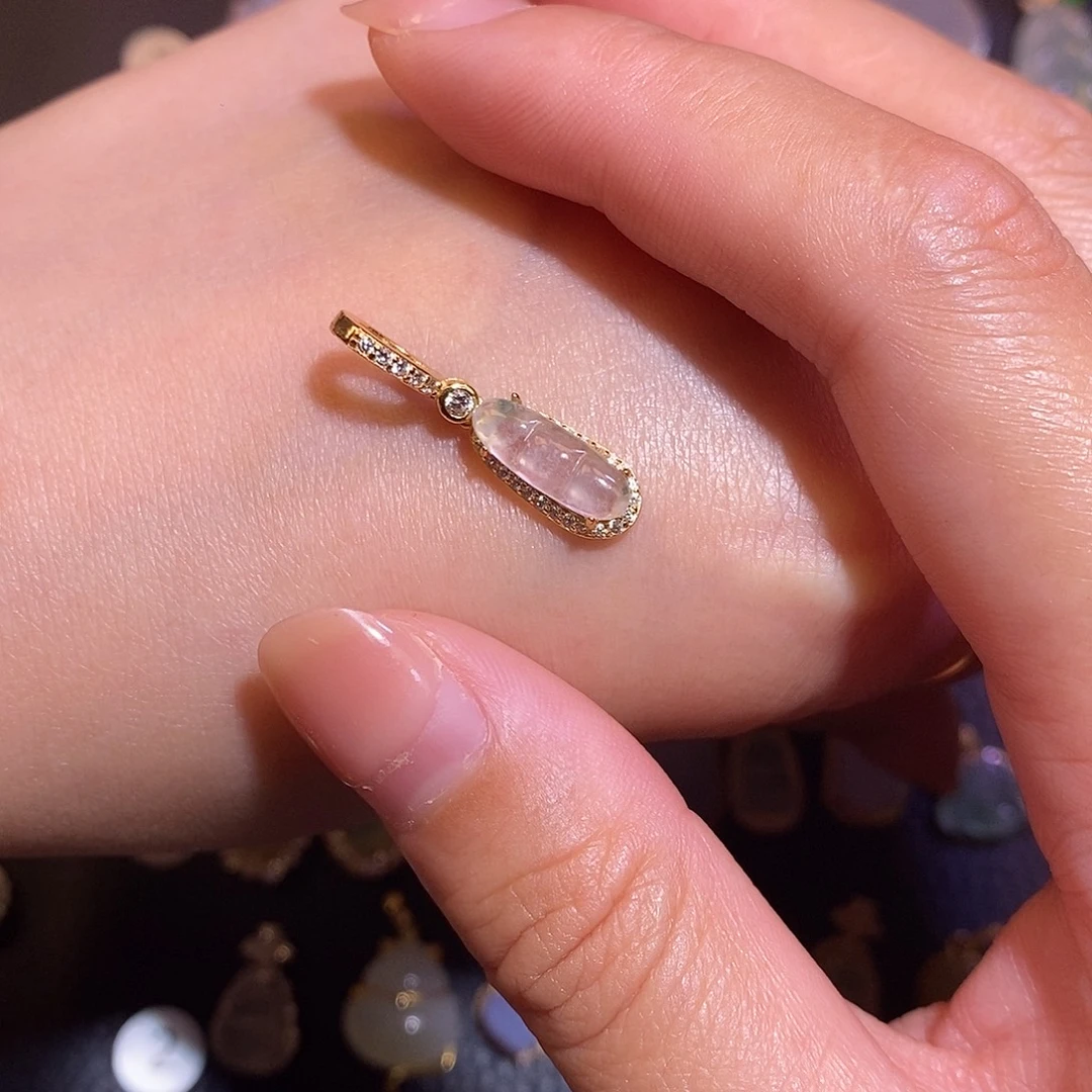 翡翠银S925镶嵌项链