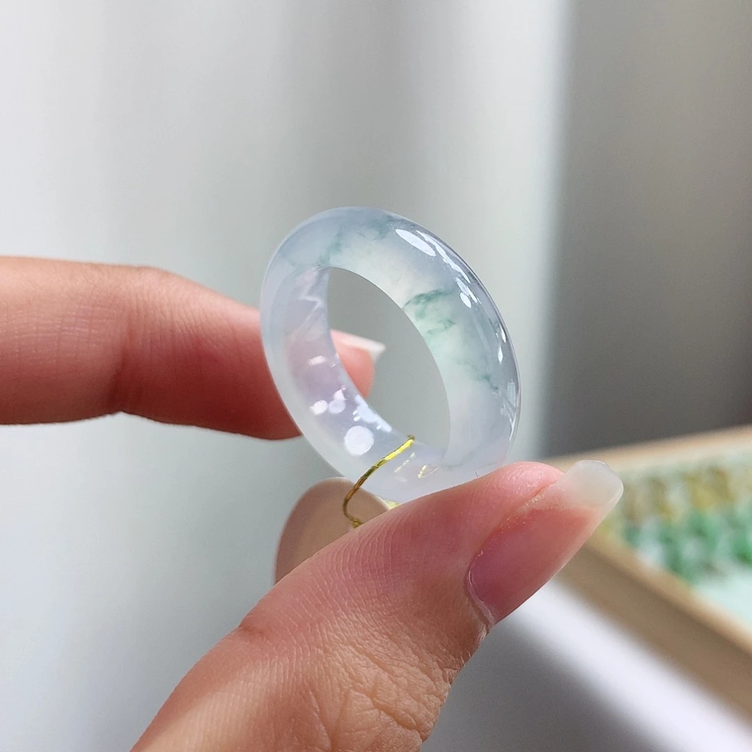 未镶嵌戒指翡翠1617圈