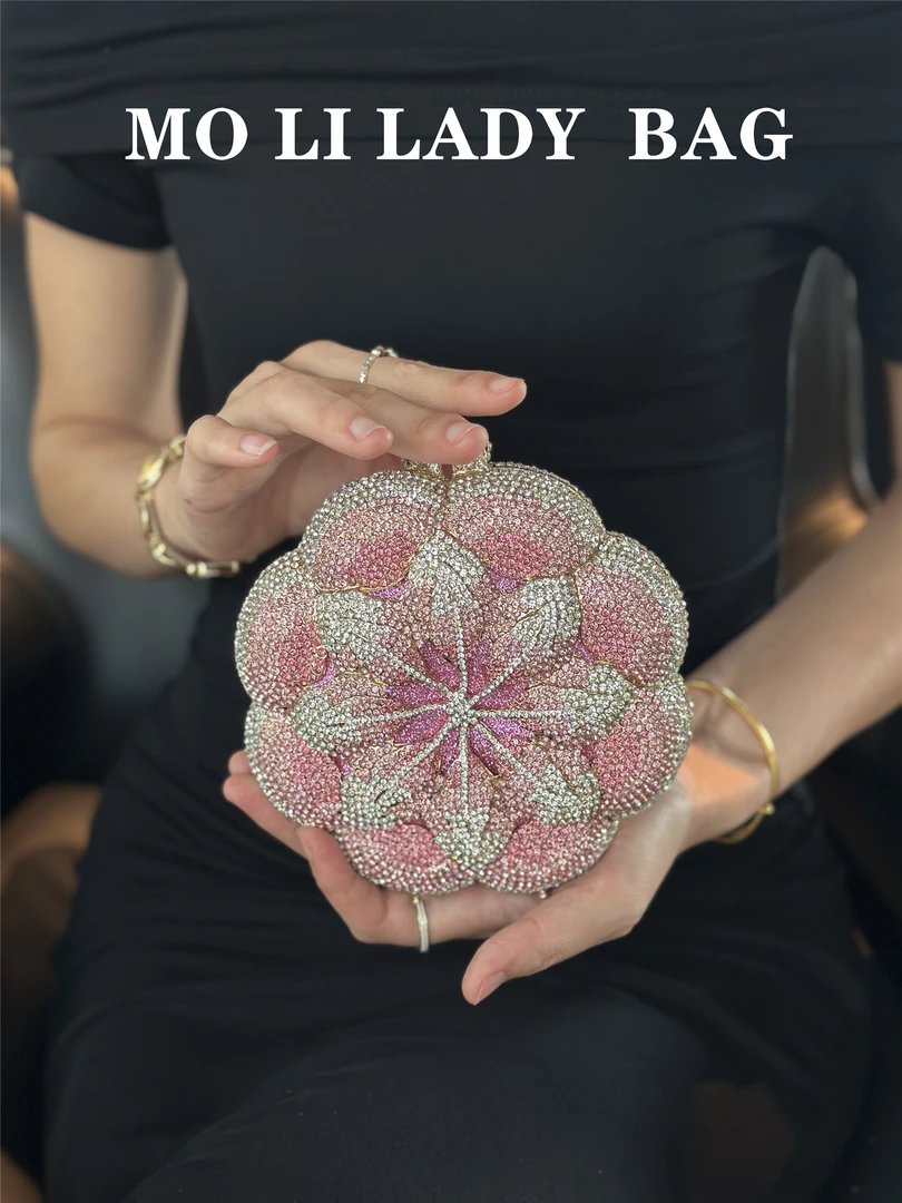 高级感轻奢镶钻装饰品包包晚礼服手拿包宴会mini小包包晚宴手包