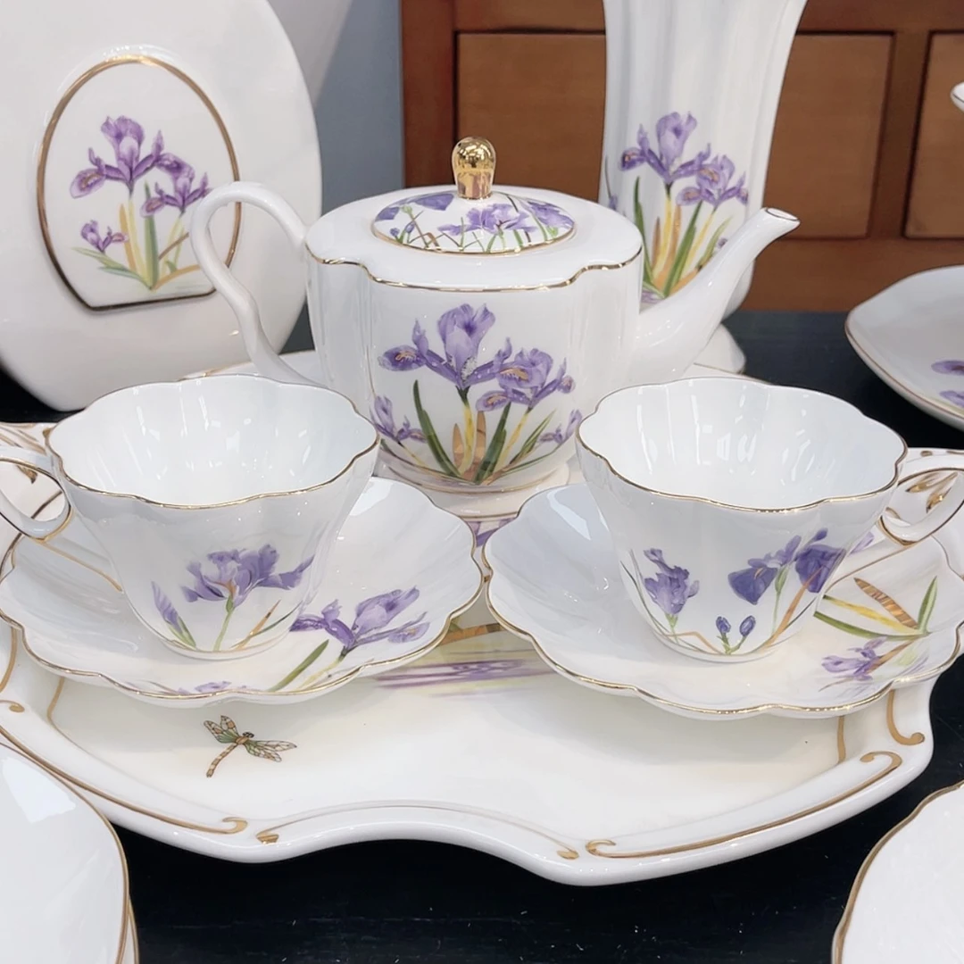 【闪购商品】瓷片一壶2杯碟————————