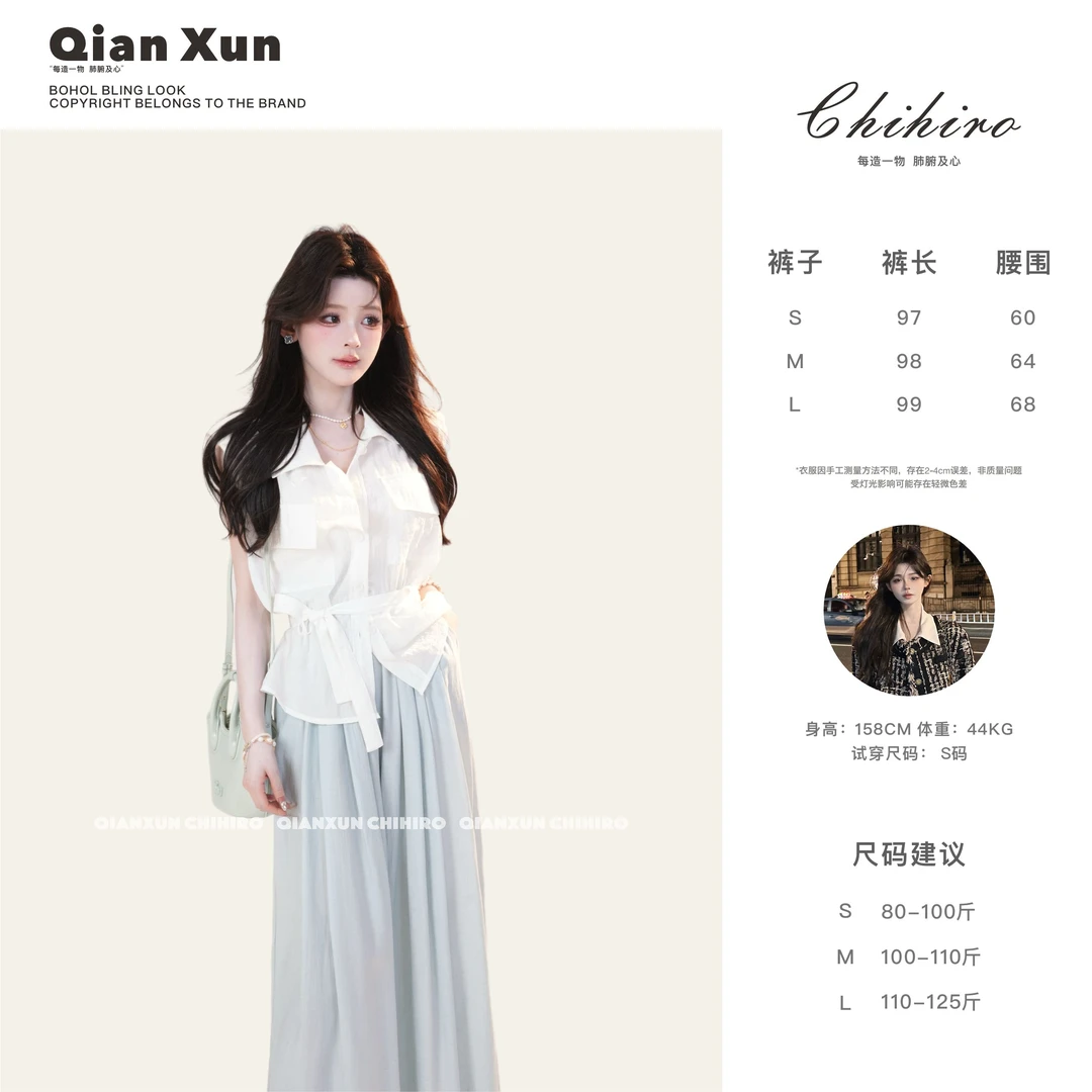 【千寻严选】亚麻裤时尚百搭洋气棉麻小潮流设计感休闲裤C5XXK8918A