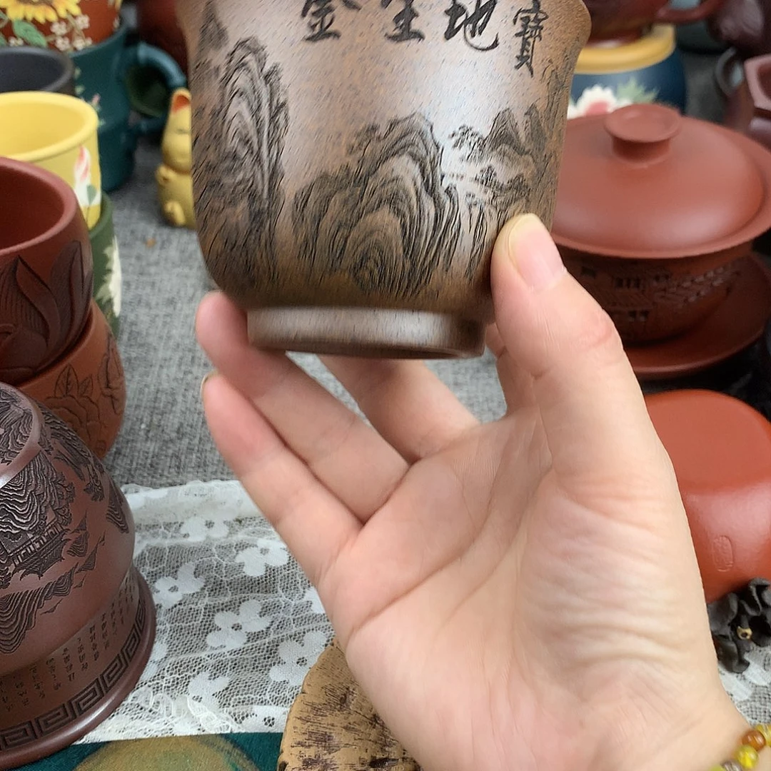 茶杯紫砂高端主人杯