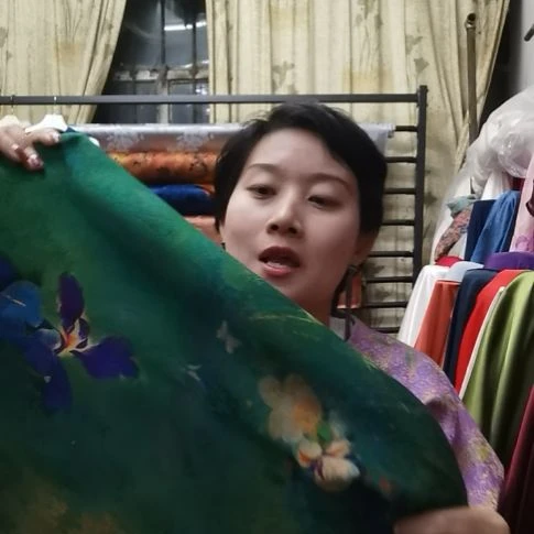 蚕丝3米三经绞罗布料