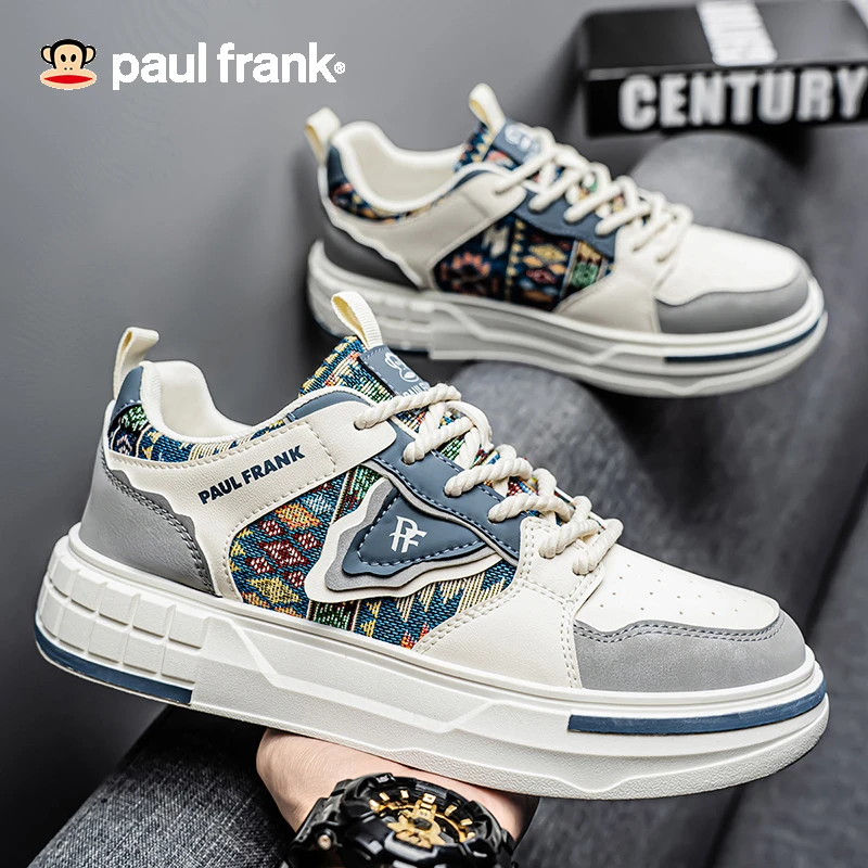 大嘴猴秋季鞋子男款爆款2025新款潮鞋时尚百搭板鞋男士开车专用鞋