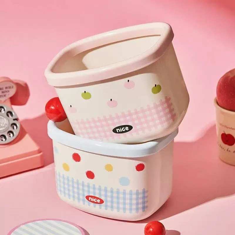 卡通萌趣桌面垃圾桶家用书桌纸篓桶收纳桶