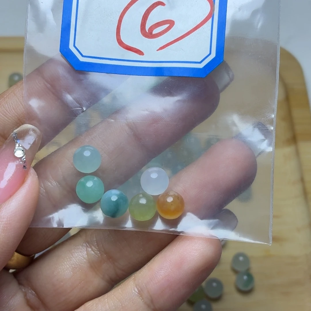 默***吖定制翡翠未镶嵌翡翠珠链