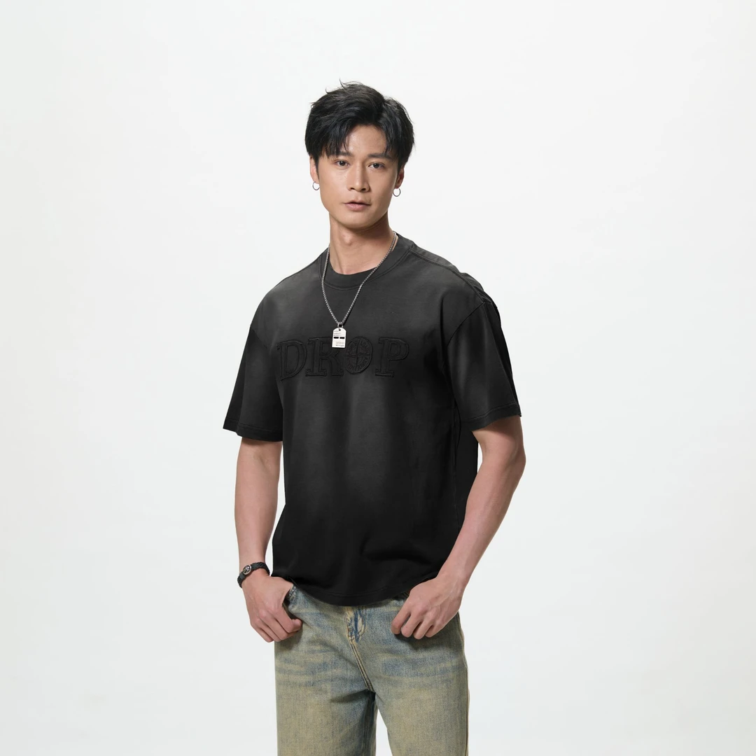 8999短袖t恤衫男士2025夏季新款高端半袖体恤衫休闲男装上衣