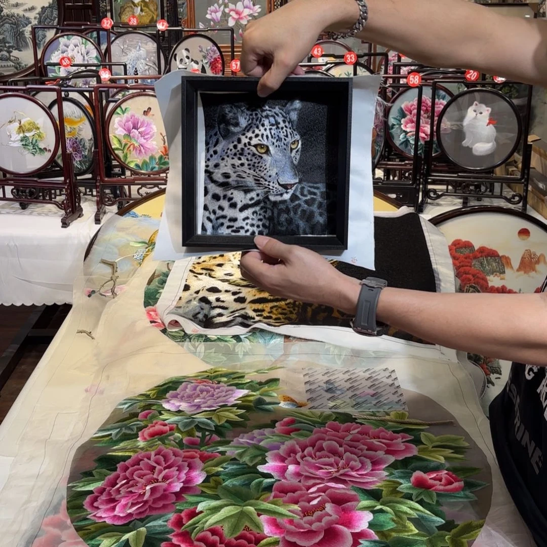 织绣成品包装苏绣成品