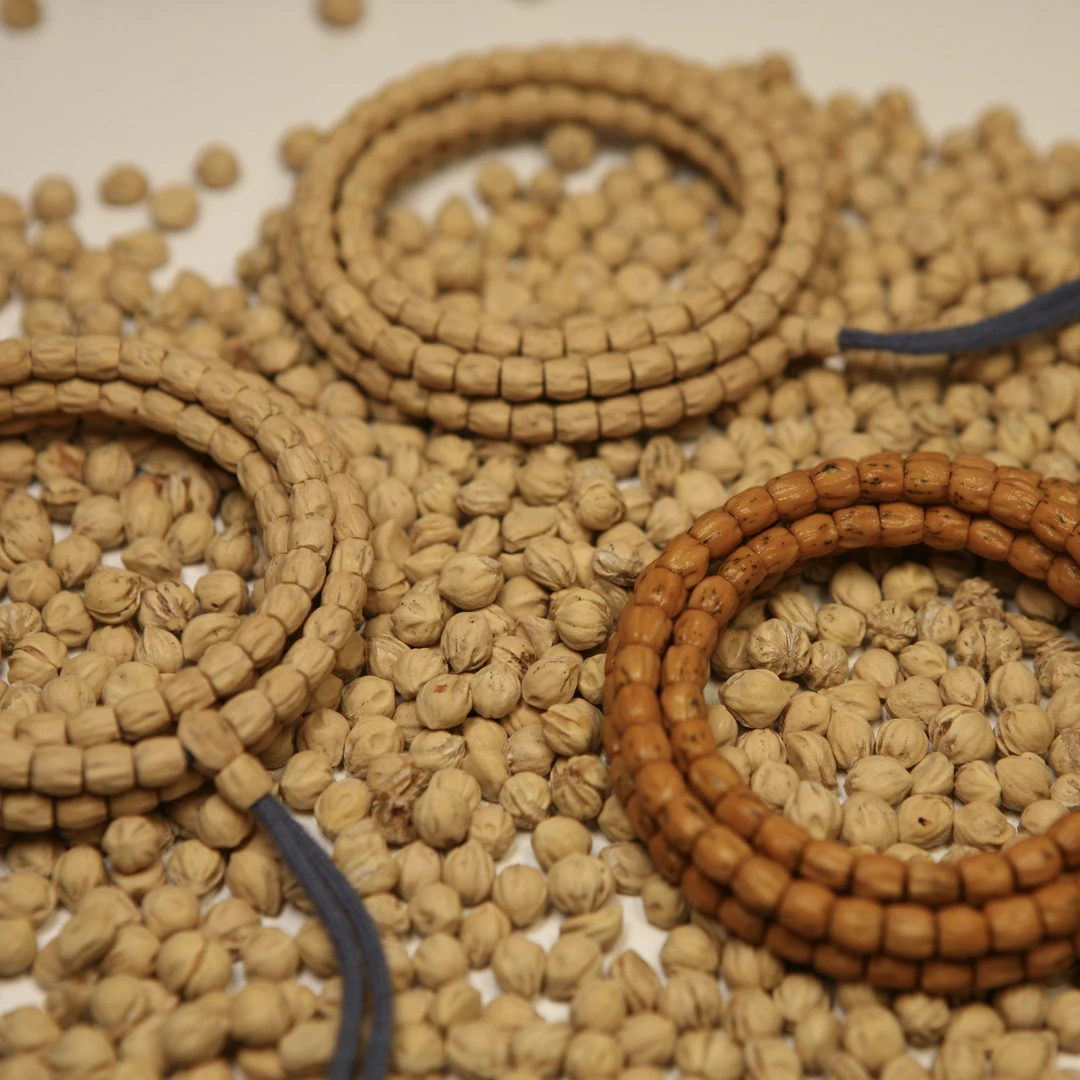 【炽尘·太妃糖】热振玉系列奶油皮稀有级毕业级108柏香手串