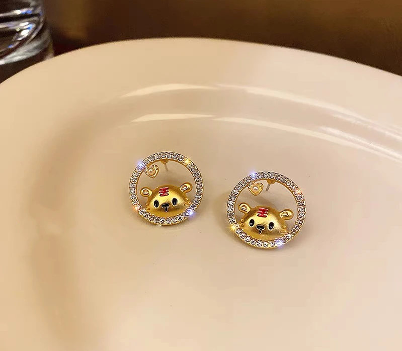 合金耳饰 ELYSIUM 轻奢时尚气质百搭耳饰 （1065）