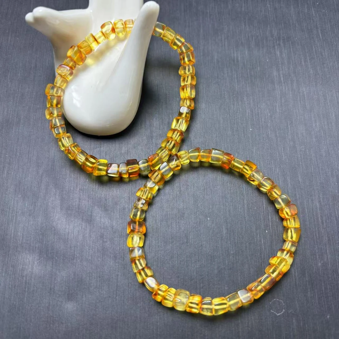 面面来财珠宝q-M2816-琥珀金珀手串-多样性发货只发一件