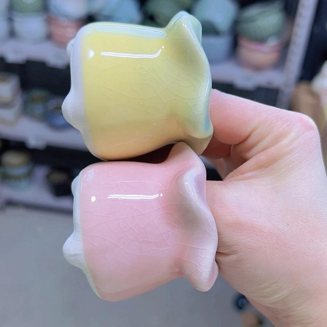 红陶陶瓷花盆当场满12包邮