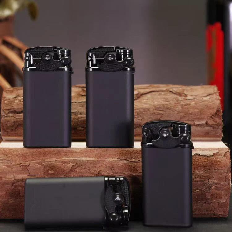 新款复古创意摇臂打火机防风金属直冲蓝焰充气打火机送男士礼物