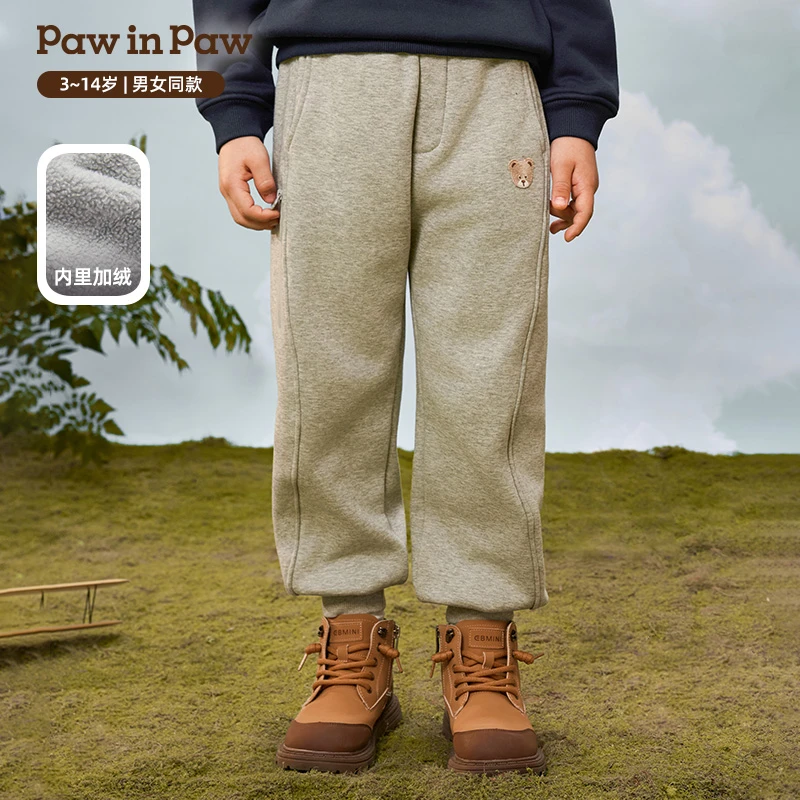 【达人专属】【索罗娜】PawinPaw童装25年秋冬男童休闲卫裤PCTMF4T11E