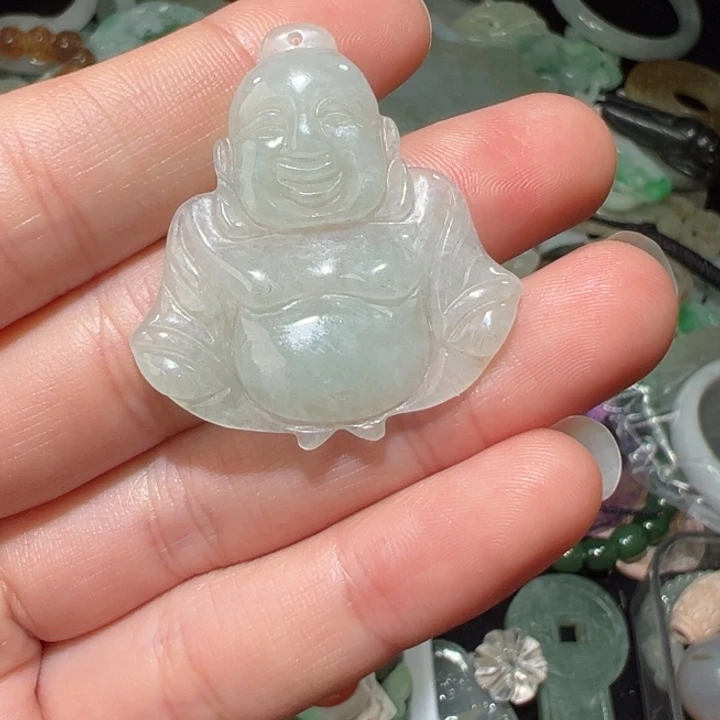 翡翠颈饰未镶嵌吊坠