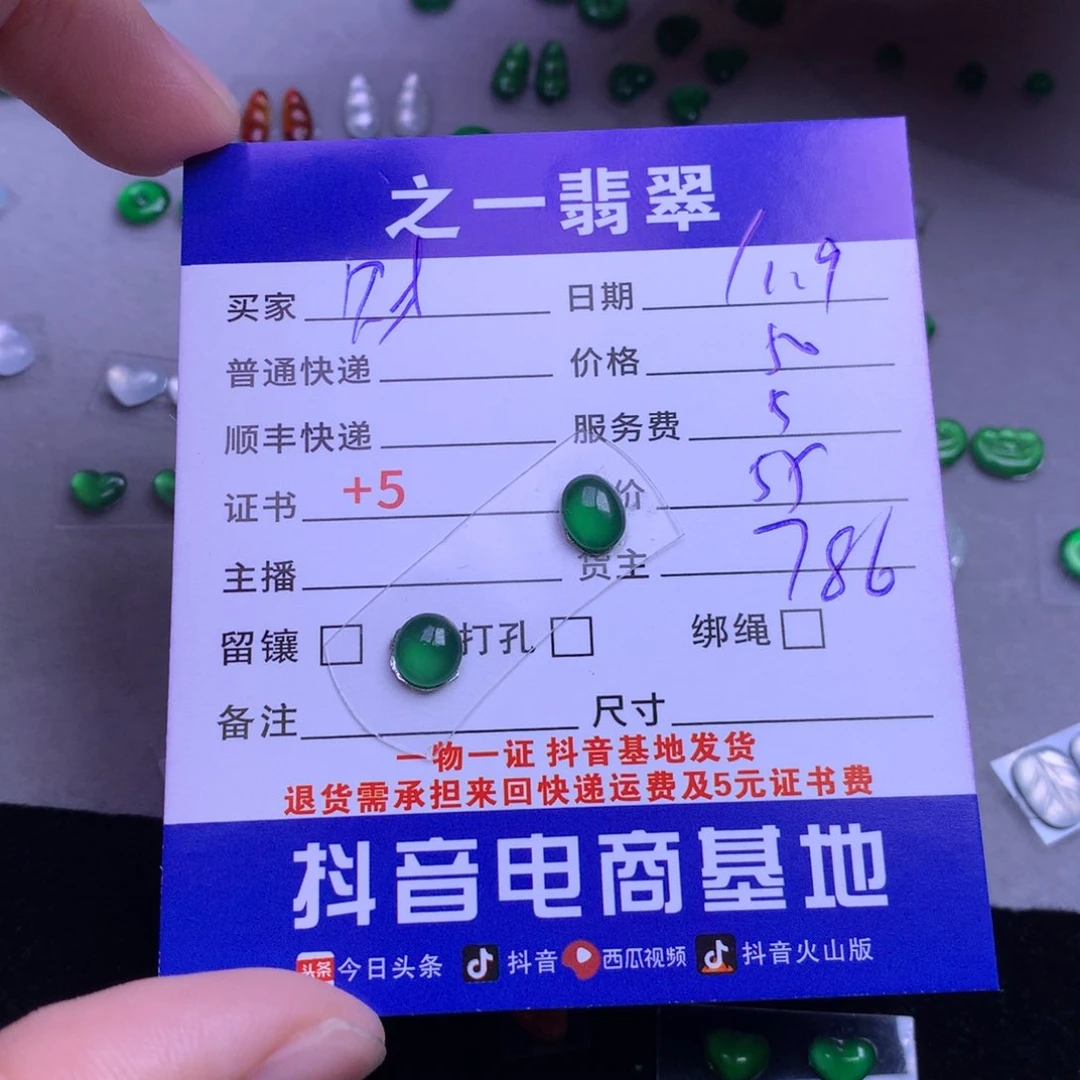 颈饰未镶嵌翡翠财****贝