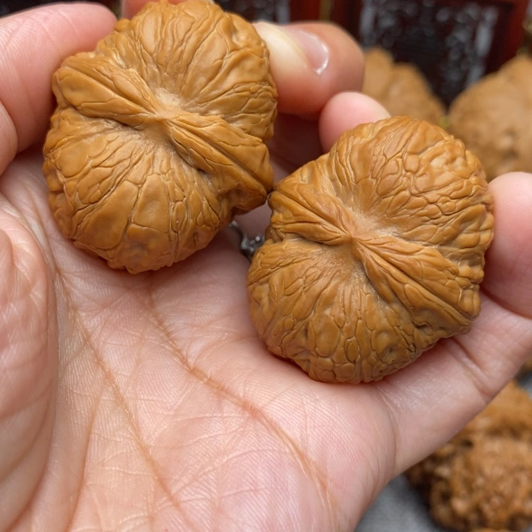 文玩核桃把件观**涛全亲毕业元宝39尺