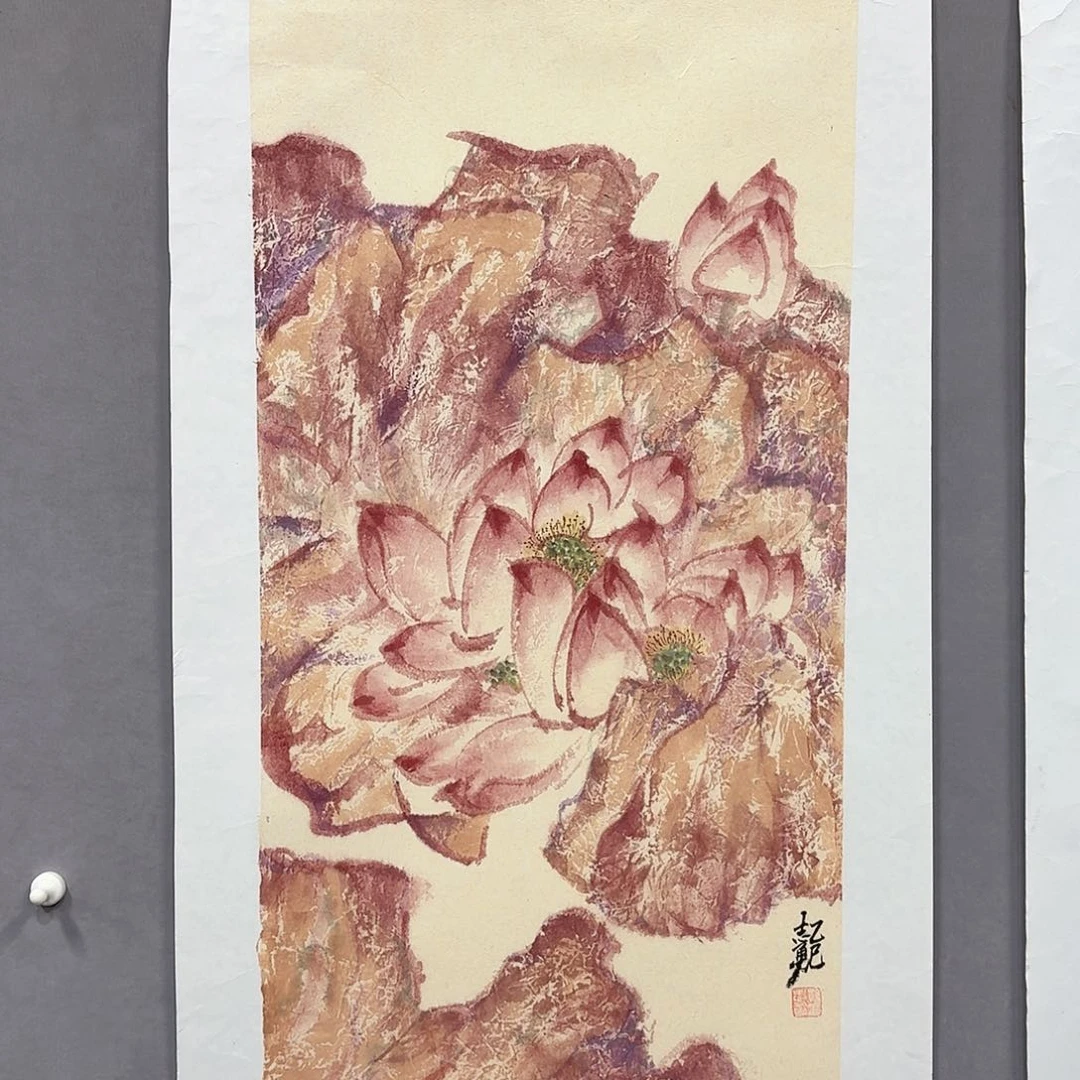 国画亲笔手绘放心去藏