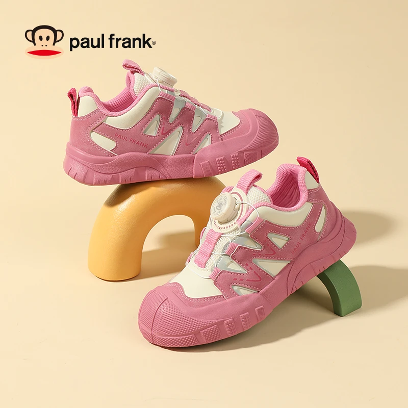 大嘴猴秋季儿童鞋2025春季新款男童校园运动鞋女童户外跑步鞋潮鞋