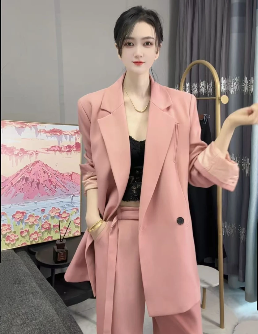 2025年最新女士西装单上衣秋OL高级感设计师洋气时尚轻奢显瘦气质
