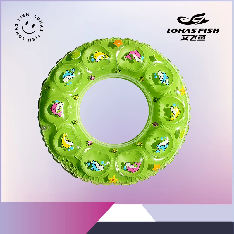 加厚儿童泳圈男女士充气大号防侧翻救生圈升级浮力腋下游泳圈