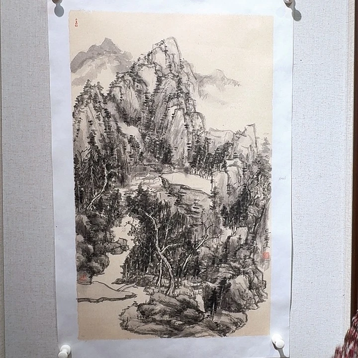 国画亲笔手绘放心去藏