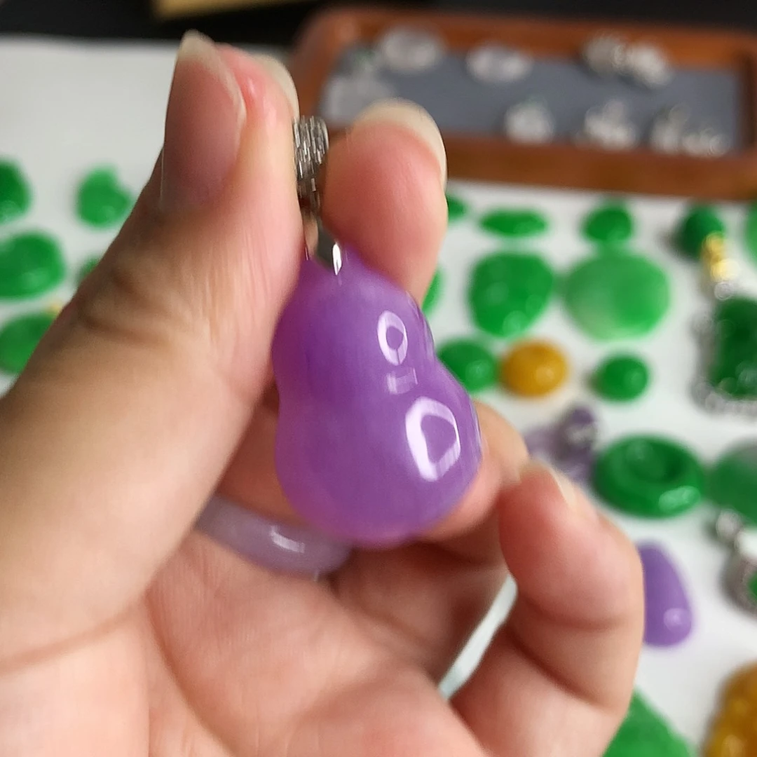 翡翠未镶嵌颈饰雪**?非a 441